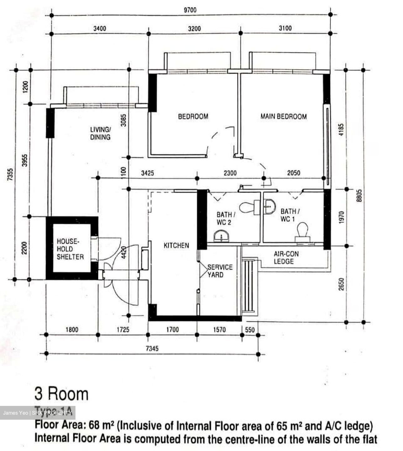 Blk 107A Alkaff Oasis (Toa Payoh), HDB 3 Rooms #613515111